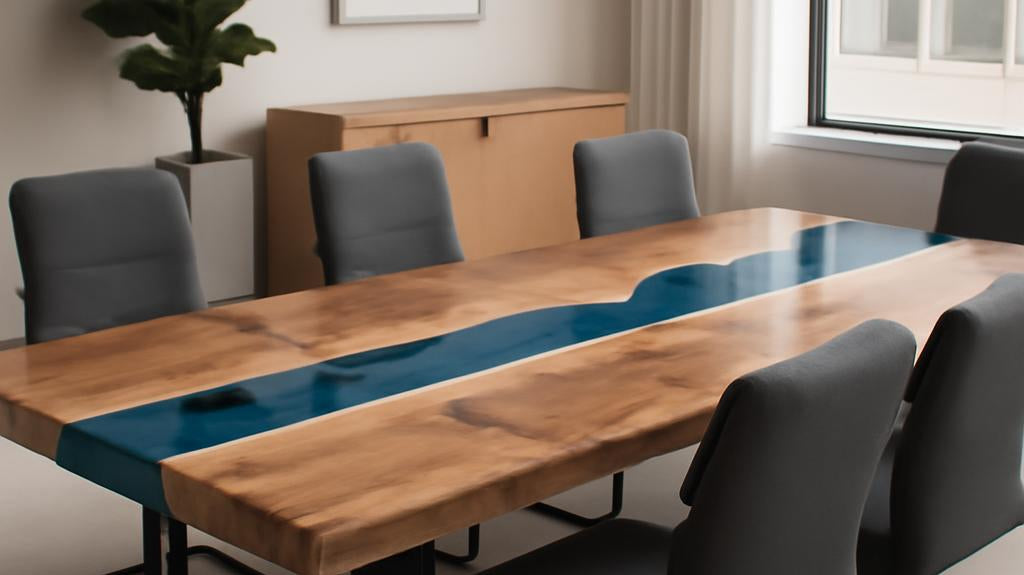 Epoxy Conference Tables: The Ultimate Fusion of Functionality and Natural Aesthetics for Modern Offices