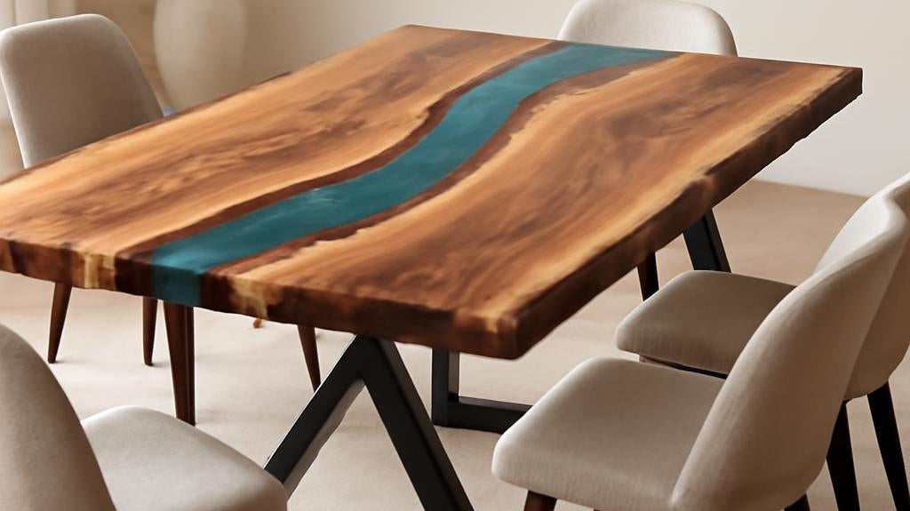 Masterfully Crafted Epoxy Dining Table Sets: A Guide to Handmade Elegance