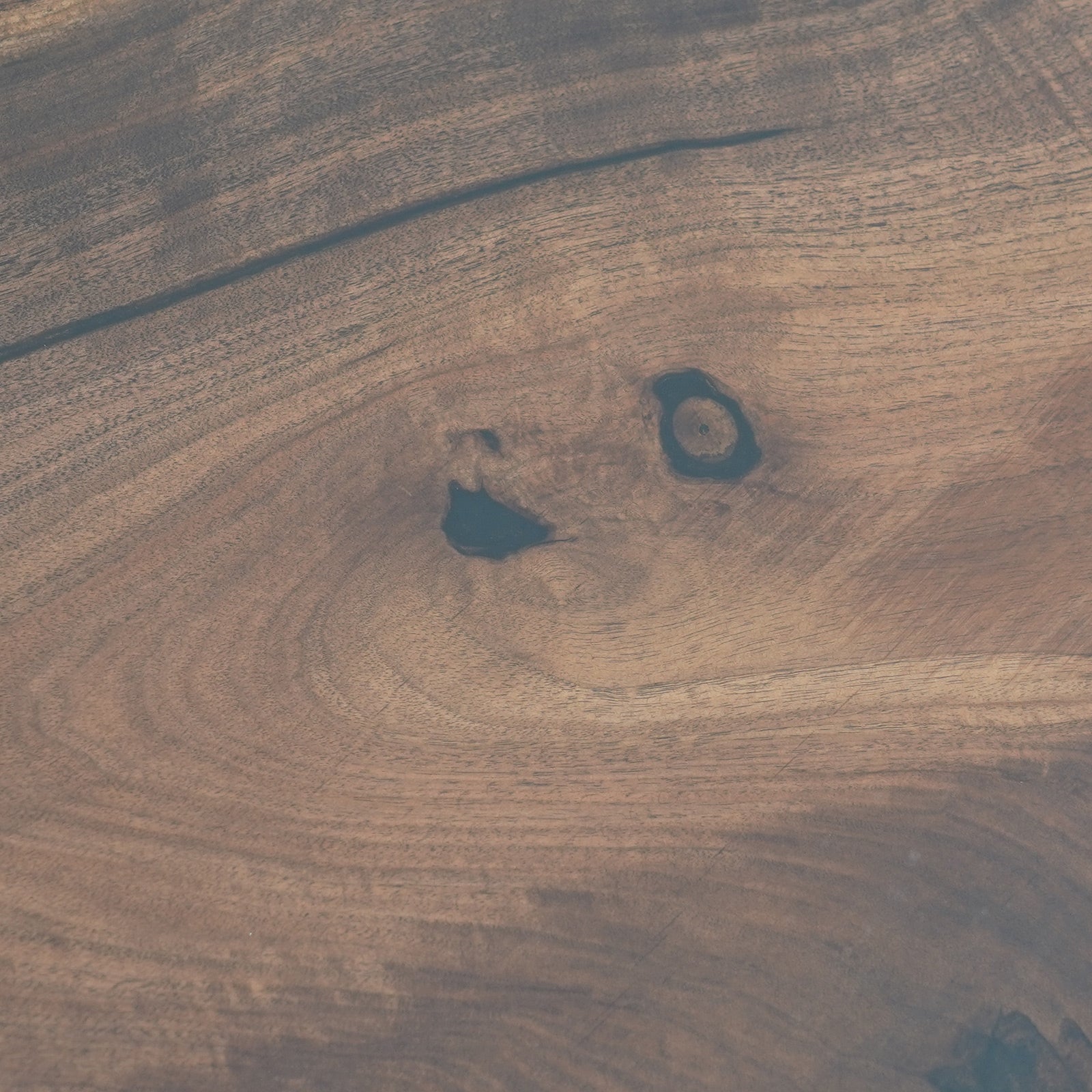 Myluxurytable Black Walnut Black Epoxy Dining Table MLT-012
