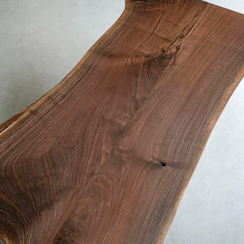 Myluxurytable Black Walnut Featured Irregular Wood Table MLTW-006