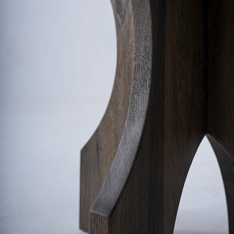 Myluxurytable Designer Terminalia Wood Harmonica Table MLTW-016