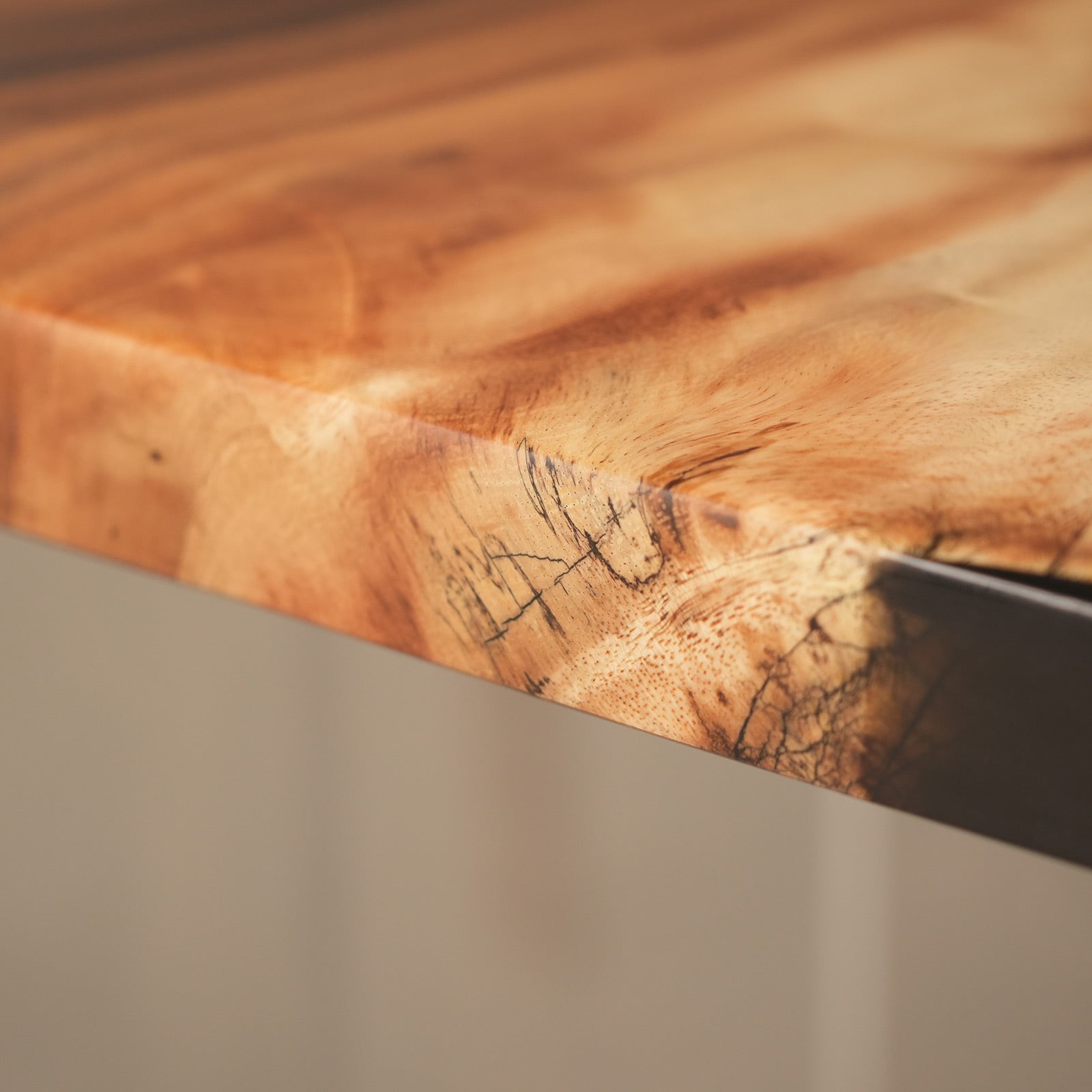 Myluxurytable Walnut Black Epoxy Dining Table MLT-025
