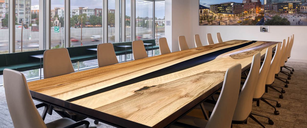 Custom Epoxy Tables for Commercial Use