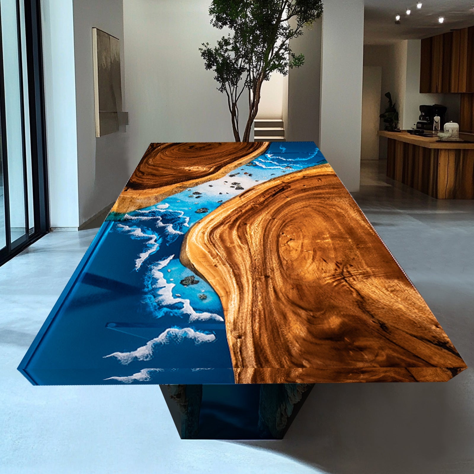 Why You Should Choose a Blue Epoxy River Table