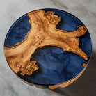 Ash Blue Epoxy Resin Coffee Table-2