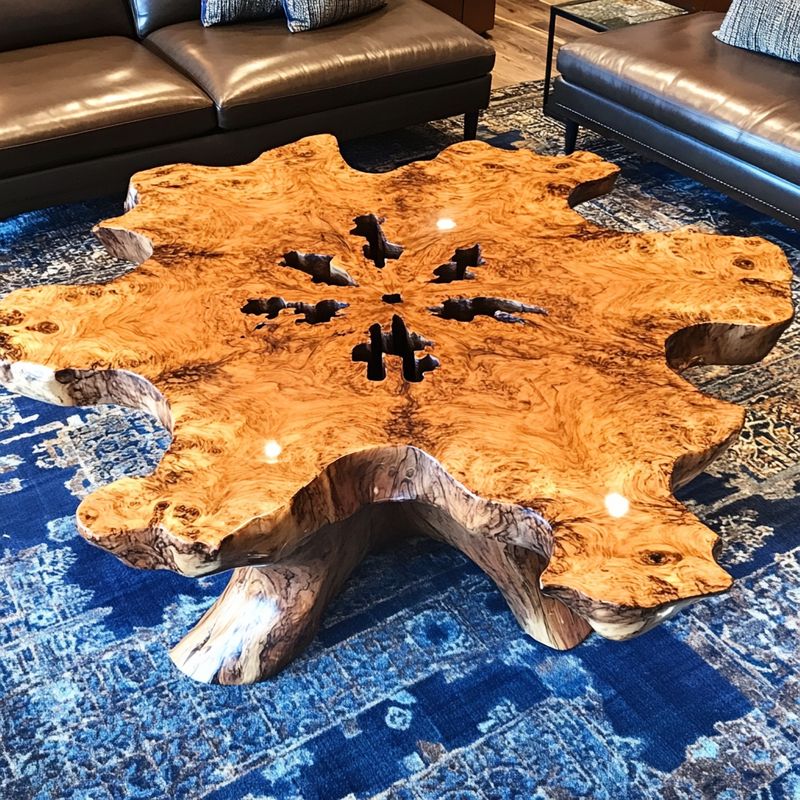 Cunninghamia Live Edged Coffee Table