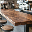 Custom Hardwood Cafe Bar Top