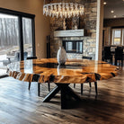 Custom Round River Dining Table