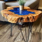 Custom Live Edge Resin Coffee Table-2