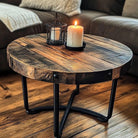 Grace Black Walnut Solid Wood Coffee Table-1