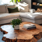 Live Edge Walnut Wood Coffee Table