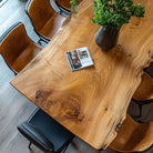 Live Edge Hardwood Walnut Dining Table