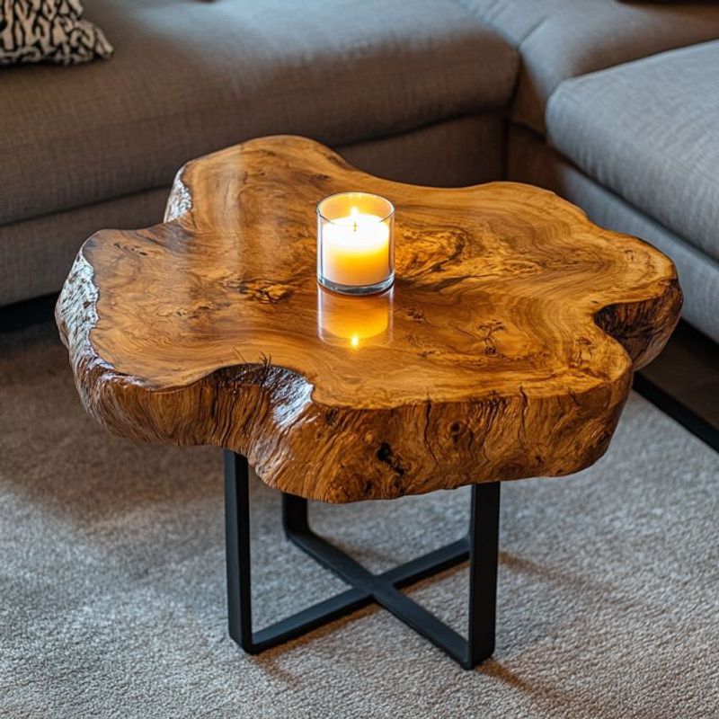 Live Edge Walnut Coffee Table