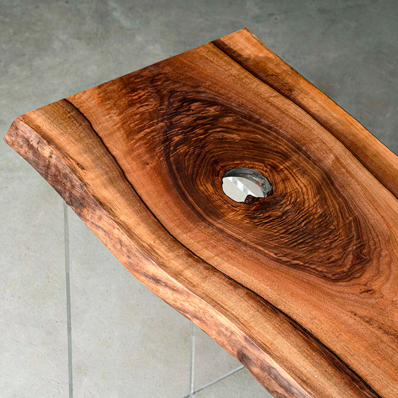 Myluxurytable Black Walnut Clear Epoxy Table MLT-029