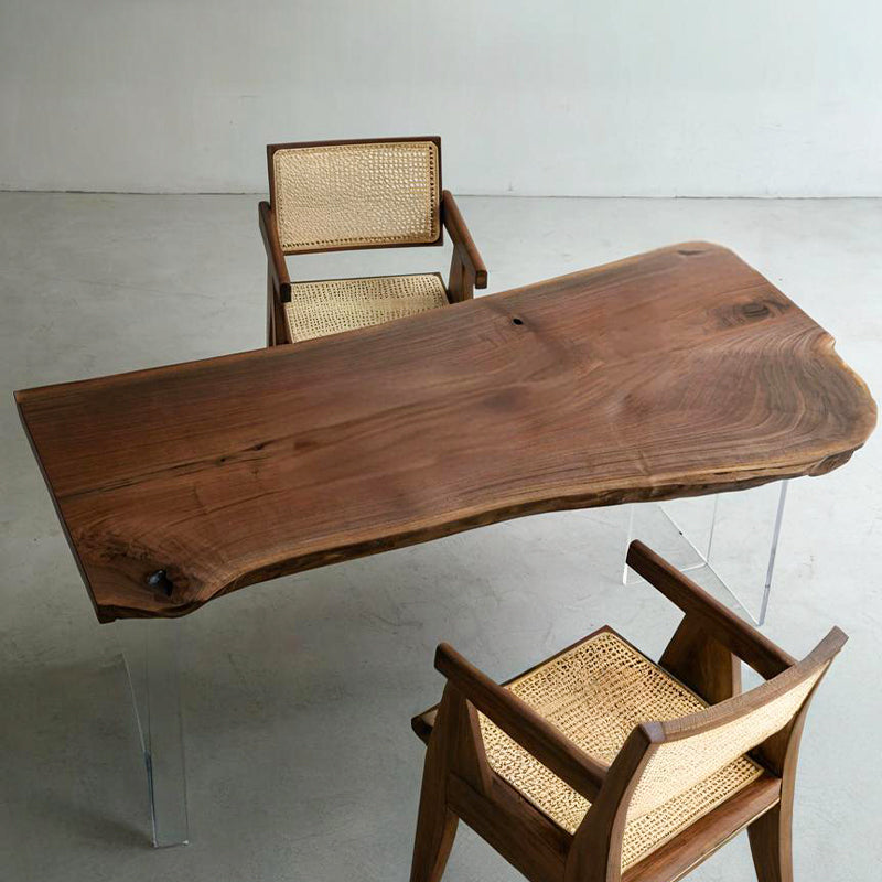 Myluxurytable Black Walnut Featured Irregular Wood Table MLTW-006