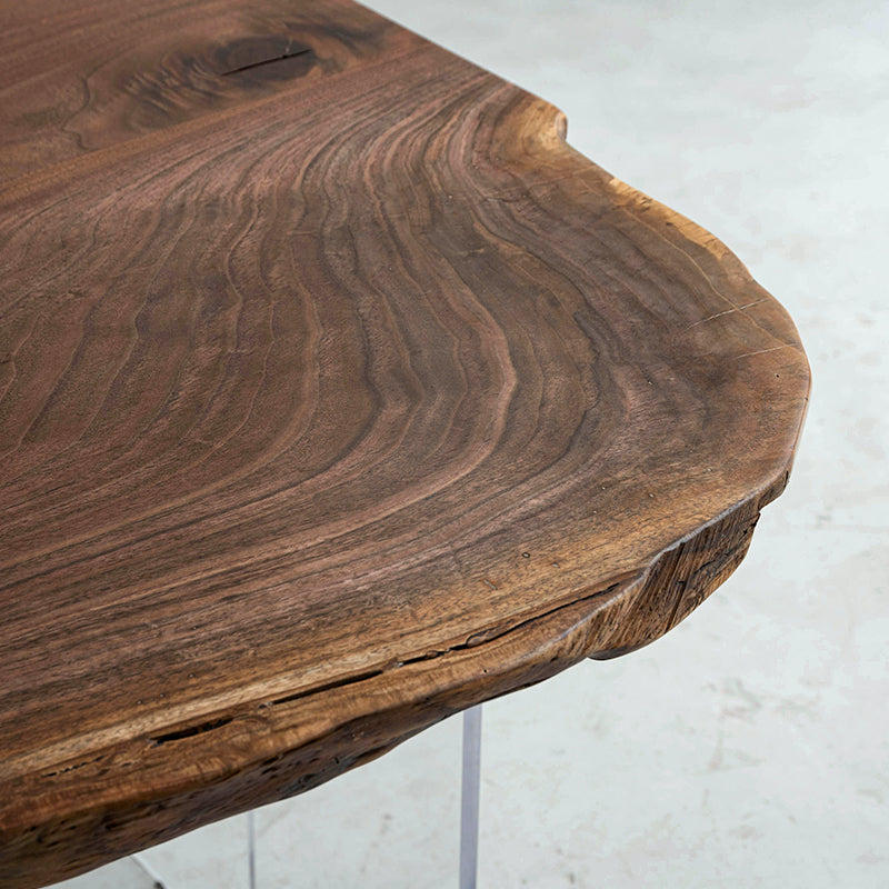 Myluxurytable Black Walnut Featured Irregular Wood Table MLTW-006