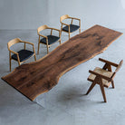 Myluxurytable Black Walnut Natural Live-Edge Table MLTW-005