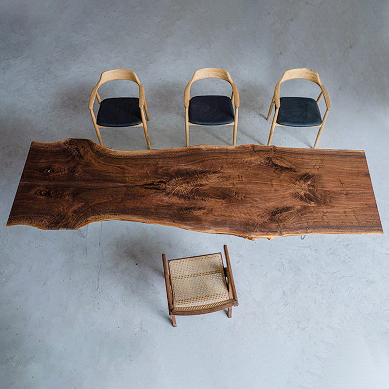 Myluxurytable Black Walnut Natural Live-Edge Table MLTW-005
