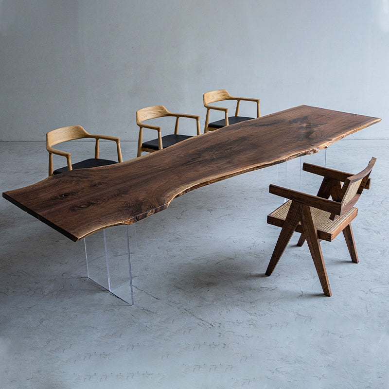 Myluxurytable Black Walnut Natural Live-Edge Table MLTW-005