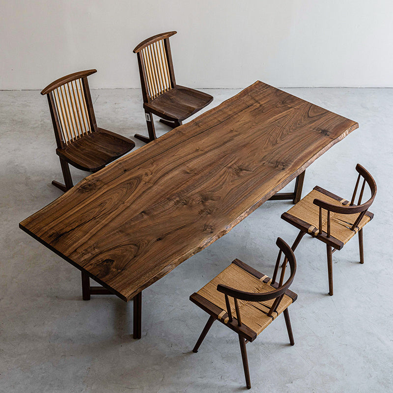 Myluxurytable Black Walnut Premium Solid Wood Table MLTW-008