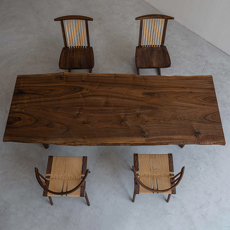 Myluxurytable Black Walnut Premium Solid Wood Table MLTW-008