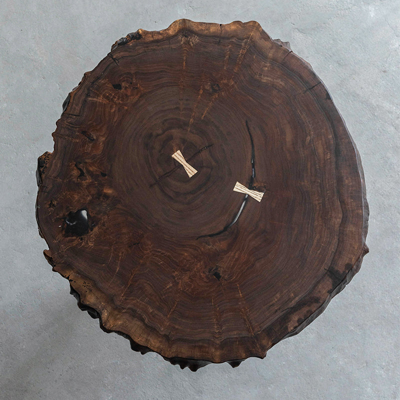 Myluxurytable Black Walnut Wood Coffee Table MLTR-006