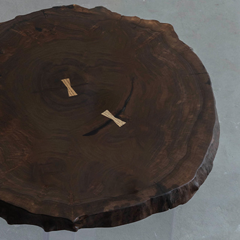 Myluxurytable Black Walnut Wood Coffee Table MLTR-006