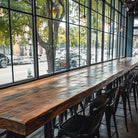 Solid Olive Wood Bar Table top